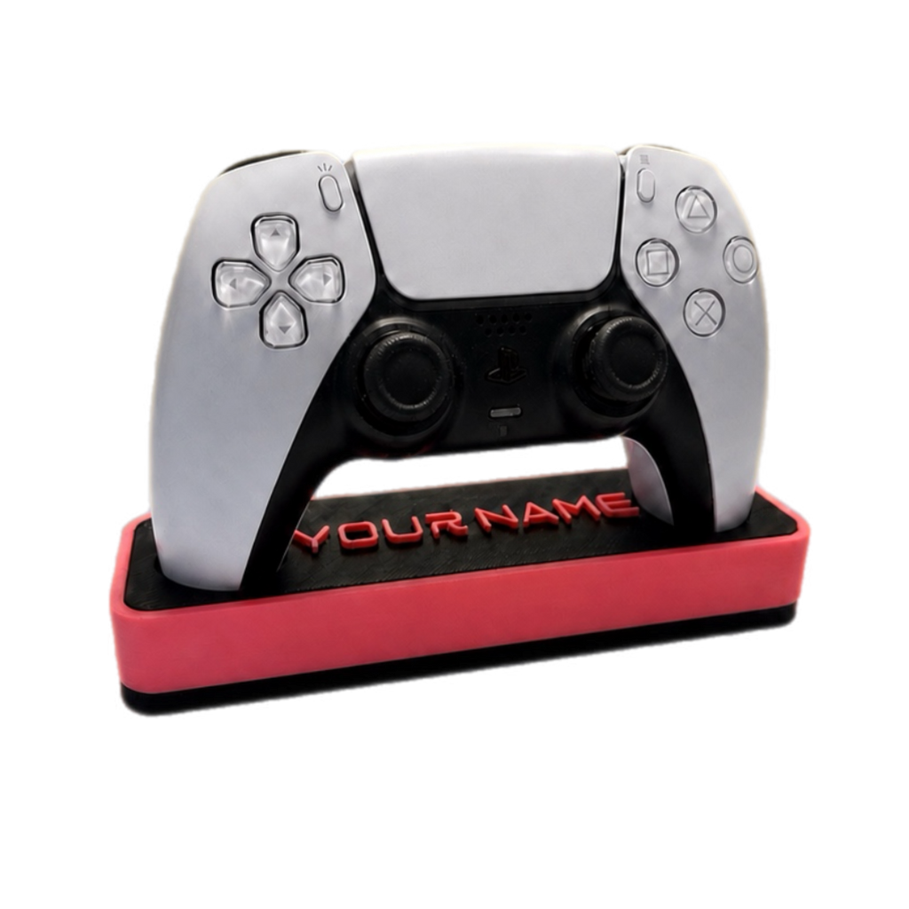Personalised PS5 Controller Stand with Custom Name | Custom Gaming Gift