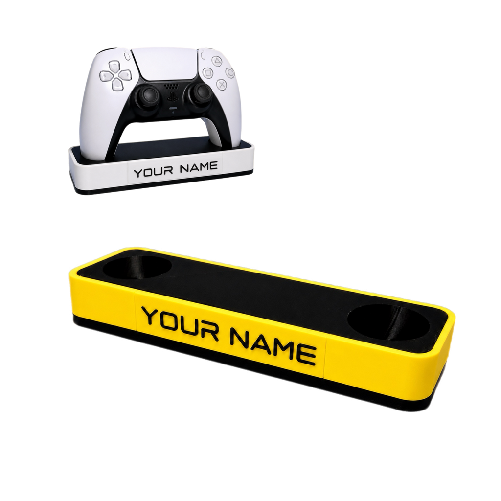 Personalised PS5 Controller Stand – Custom Name Gaming Accessory