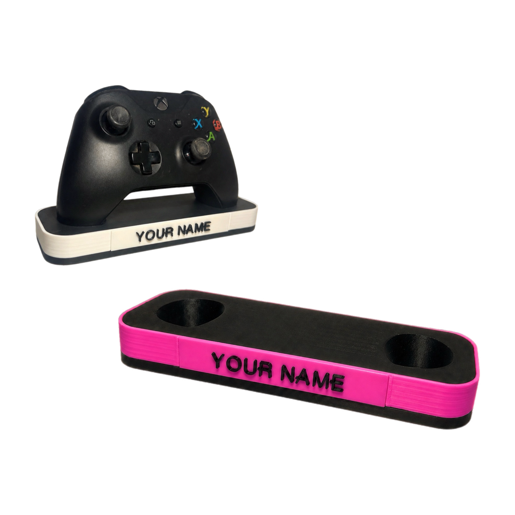 Personalised Xbox Controller Stand | Custom Name Gaming Desk Holder | 3D Printed Gift