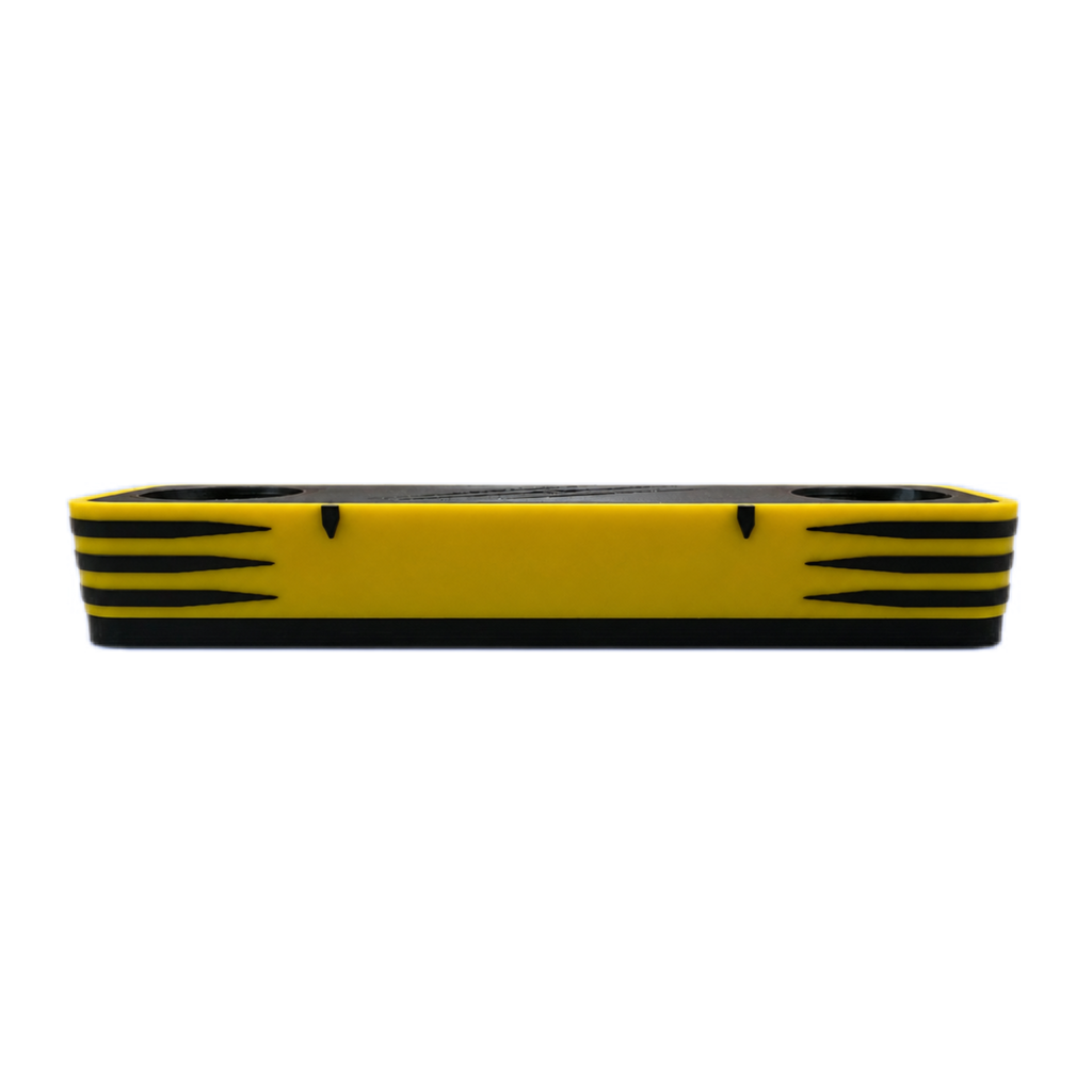 Wolverine Inspired PS5 DualSense Controller Stand – Yellow & Adamantium Silver