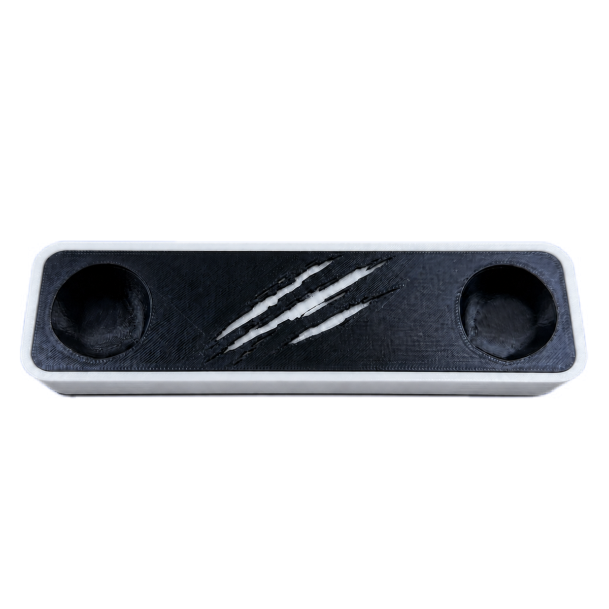 Wolverine Inspired PS5 DualSense Controller Stand – Yellow & Adamantium Silver