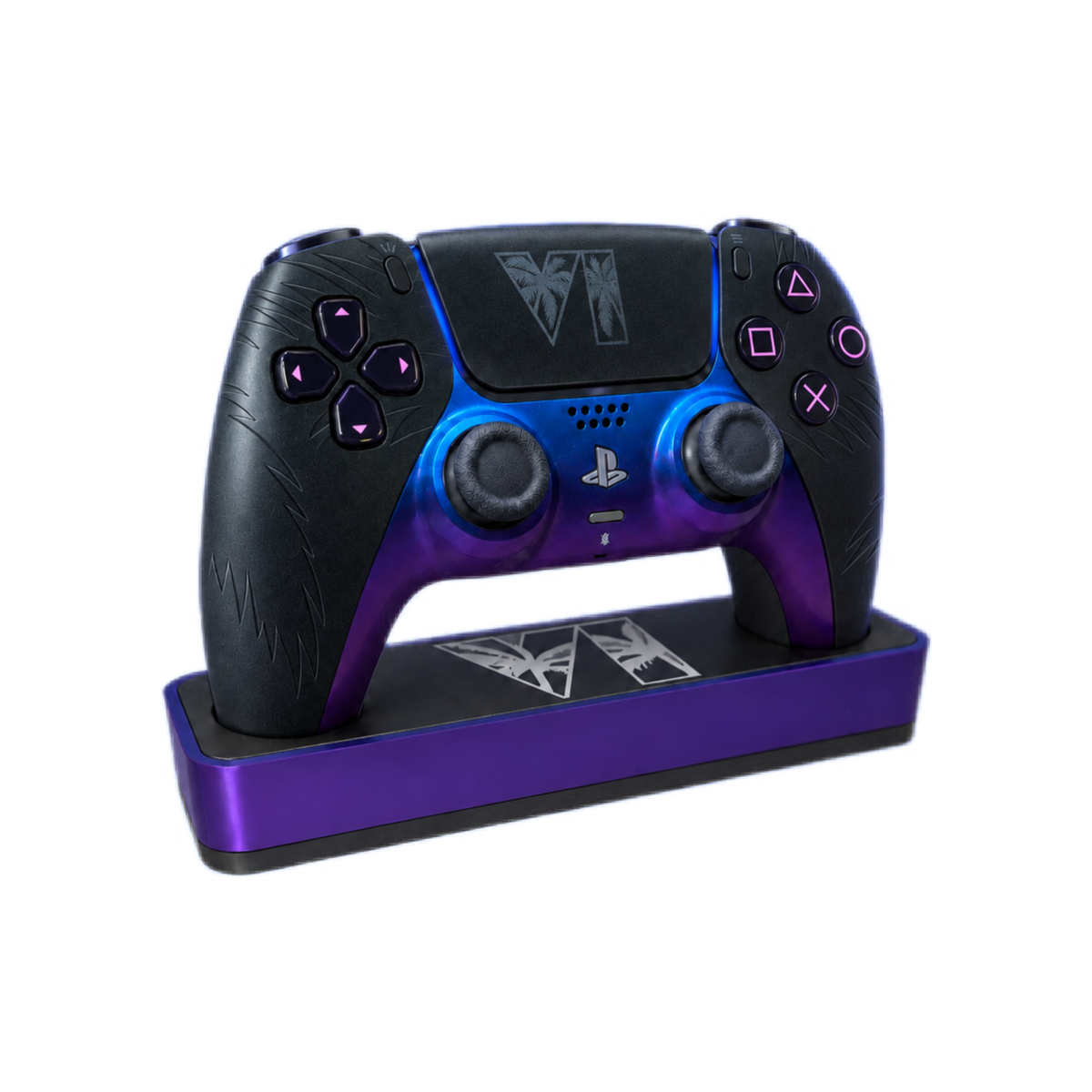 Custom GTA VI Inspired PS5 Controller Stand – DualSense Holder