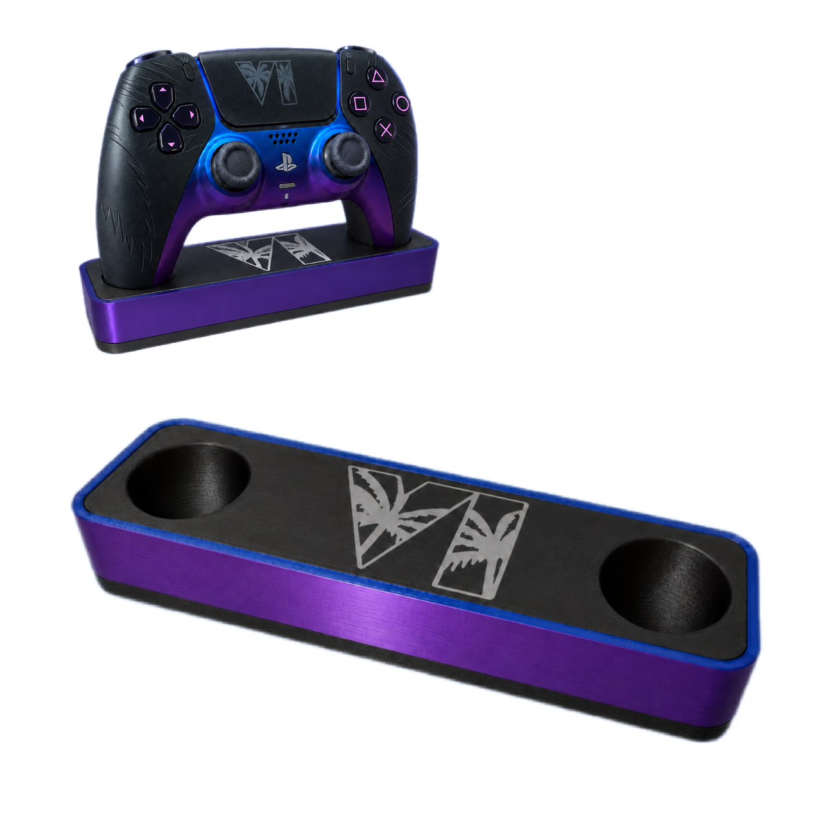 Custom GTA VI Inspired PS5 Controller Stand – DualSense Holder