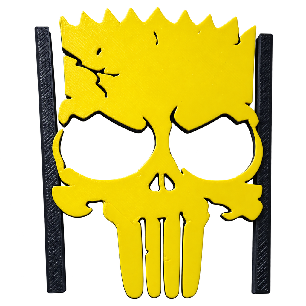 Punisher Bart Skull PS5 Faceplate Insert – PS5 Original & Slim