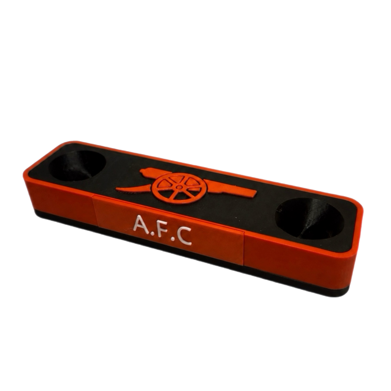 Arsenal Themed PS5 Controller Stand – 3D Printed Gaming Desk Accessory
