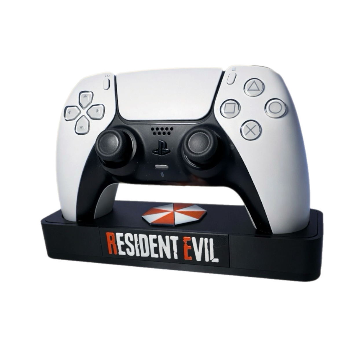 Resident Evil PS5 Controller Stand – Umbrella Inspired Gaming Desk Accessory