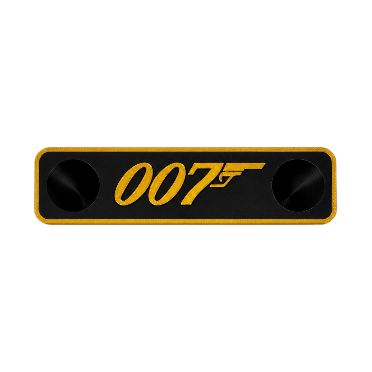 007 First Light PS5 Controller Stand – Gold & Black Premium Gaming Desk Accessory