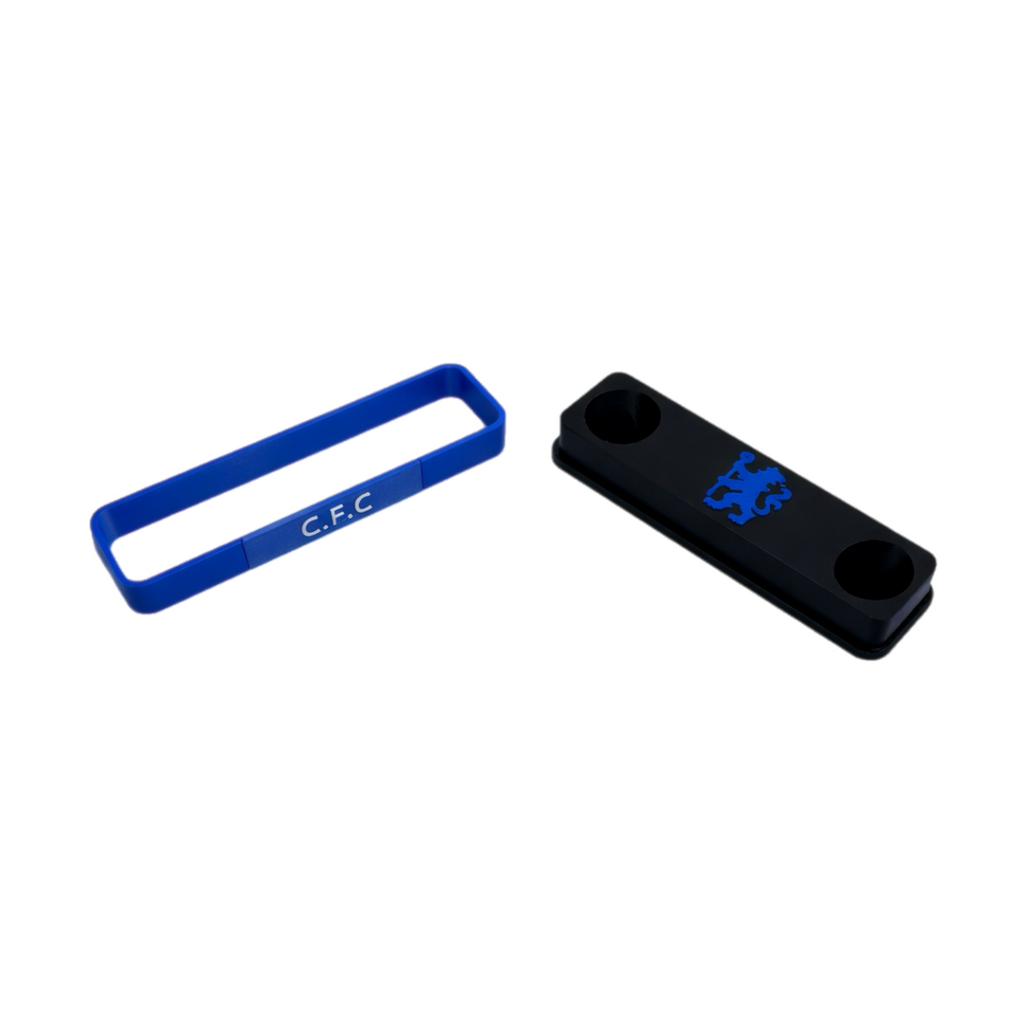 Chelsea Themed PS5 Controller Stand – 3D Printed Gaming Desk Accessory