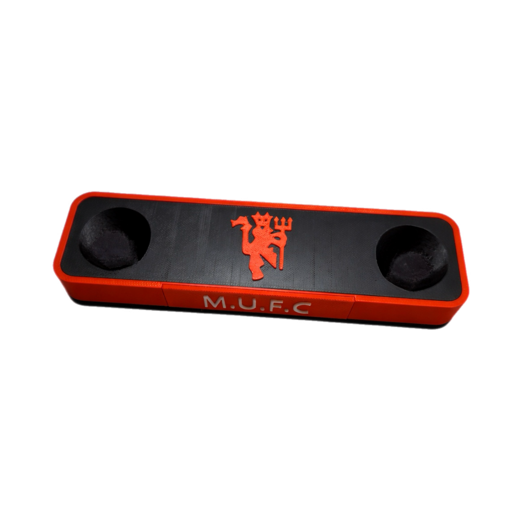 Manchester United Themed PS5 Controller Stand – 3D Printed Gaming Desk Accessory