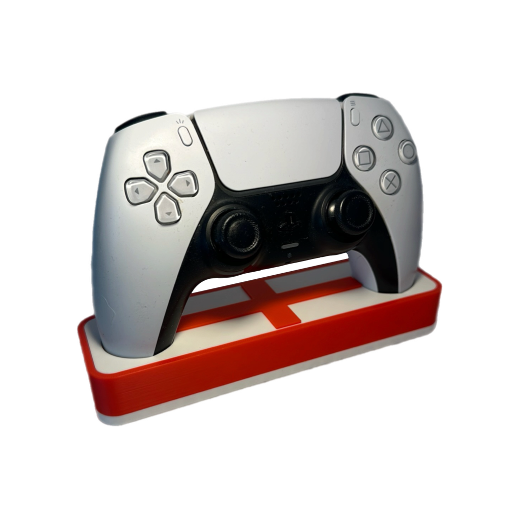 England Flag PS5 Controller Stand – Custom PlayStation 5 Controller Holder | Football Fan Gaming Accessory | England Supporters Gift
