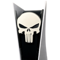 Punisher Inspired Skull PS5 Faceplate Insert | 3D Printed PlayStation 5 Console Decor | Original & Slim