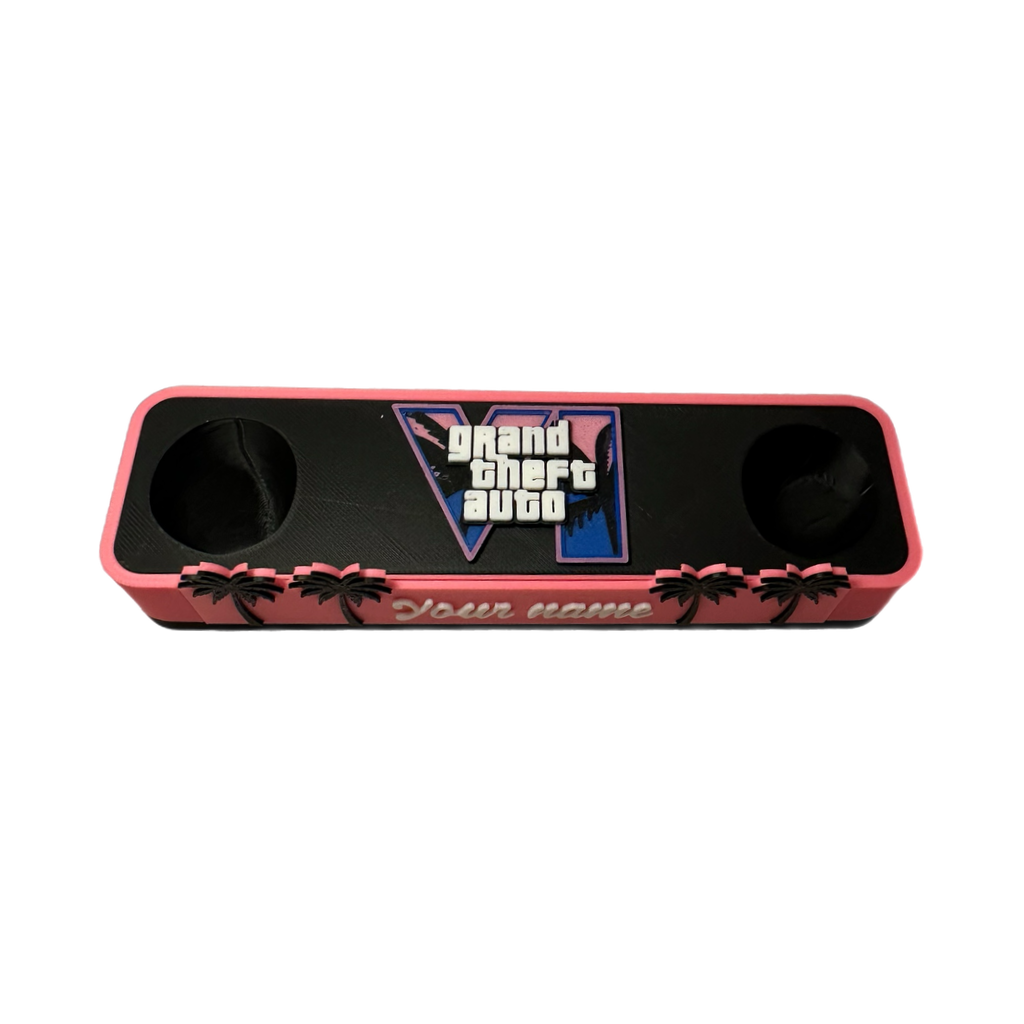 GTA VI Inspired PS5 Controller Stand with Personalised Name Plate