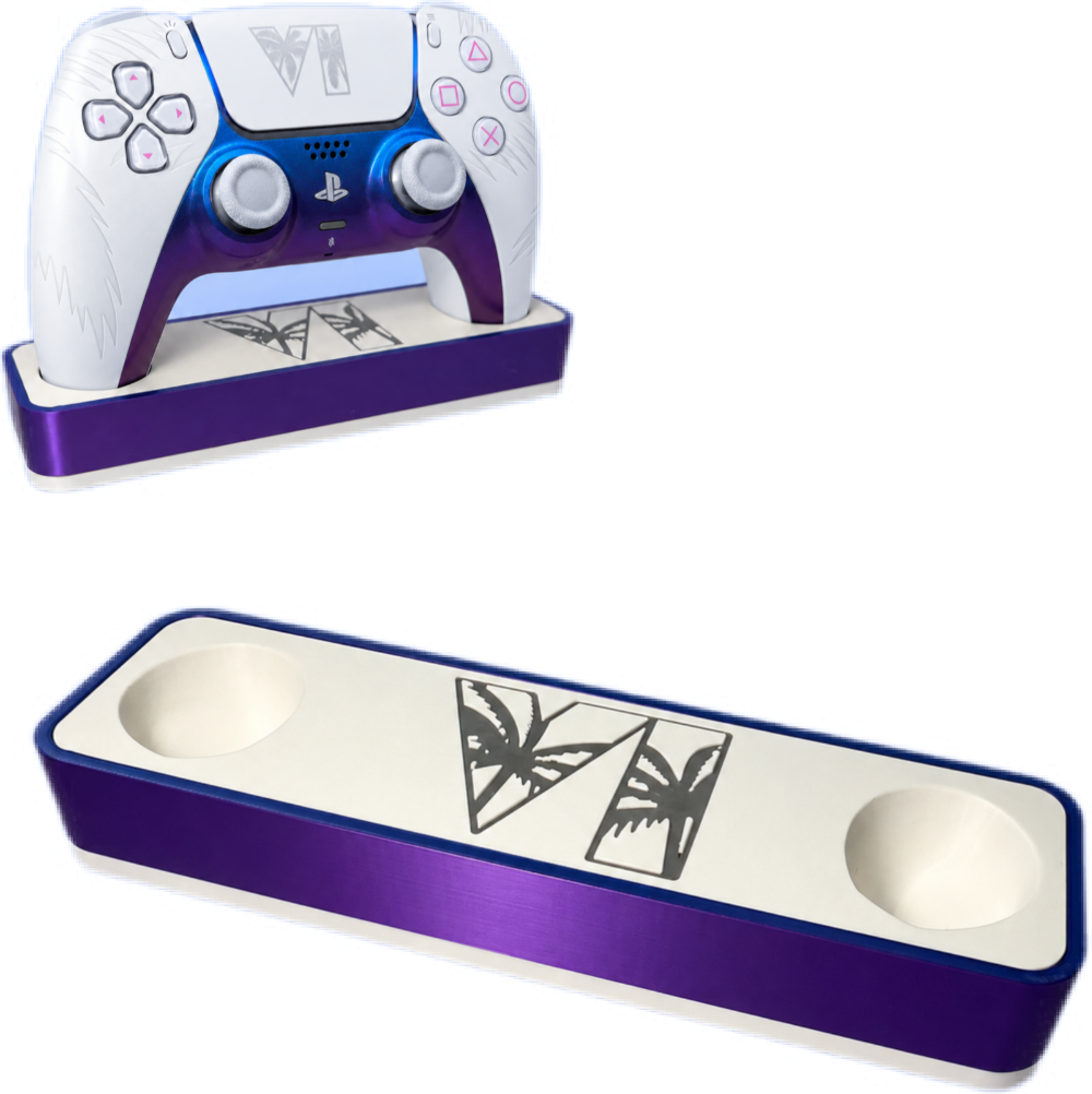 Custom GTA VI Inspired PS5 Controller Stand – DualSense Holder